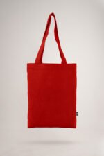 Solid Red Small Tote Bag