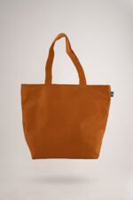 Solid Rust Orange Big Tote Bag