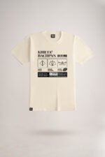 Men's Cream Khilta Bachpan Classic Fit Printed T-Shirt
