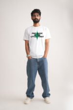 Men's White Find Magic Classic Fit Printed T-Shirt