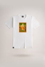 Men's White Chai Classic Fit Printed T-Shirt