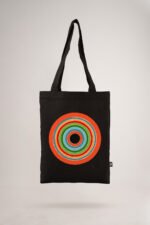 Black Horizon Within Printed Small Tote Bag