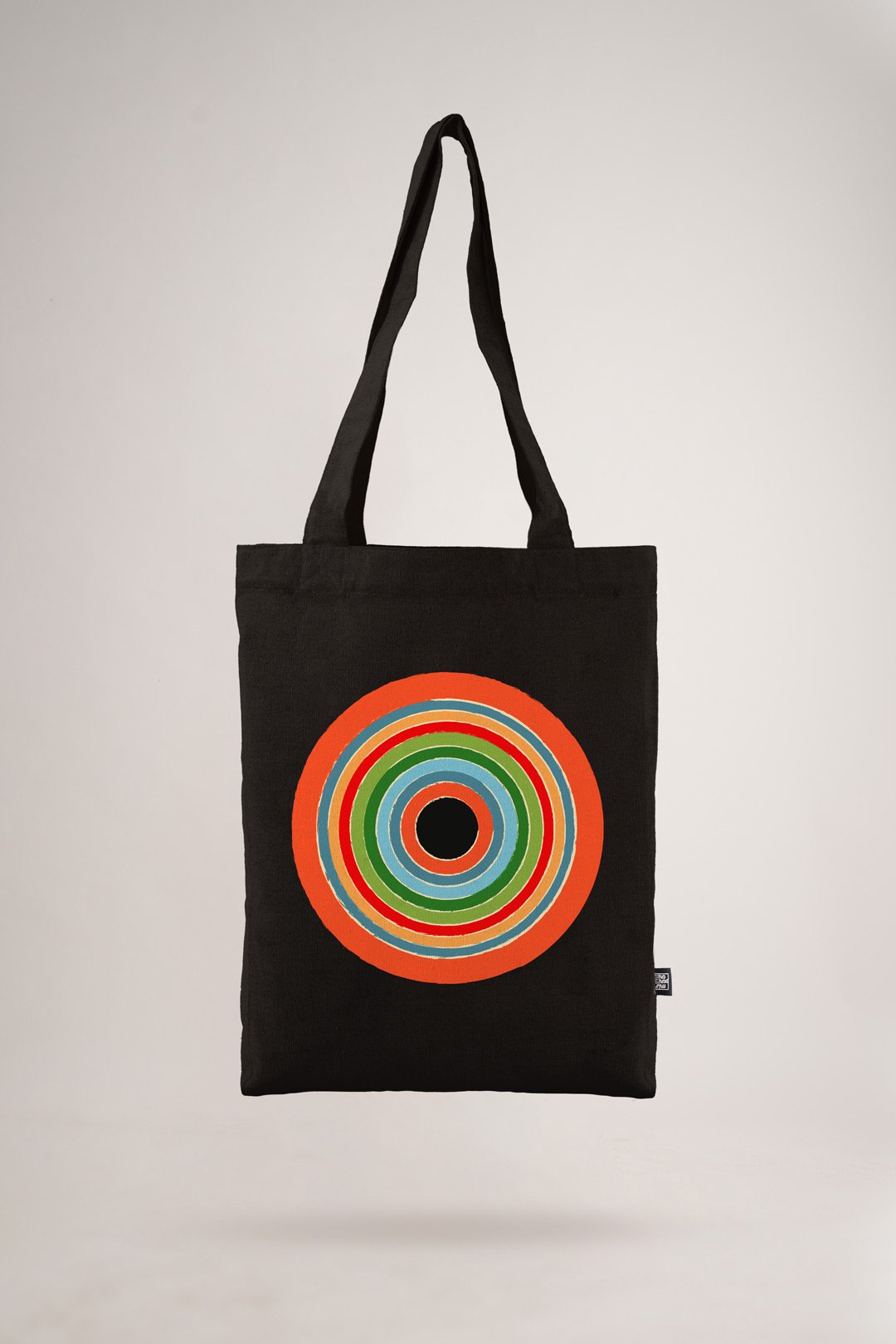 Black Horizon Within Printed Small Tote Bag