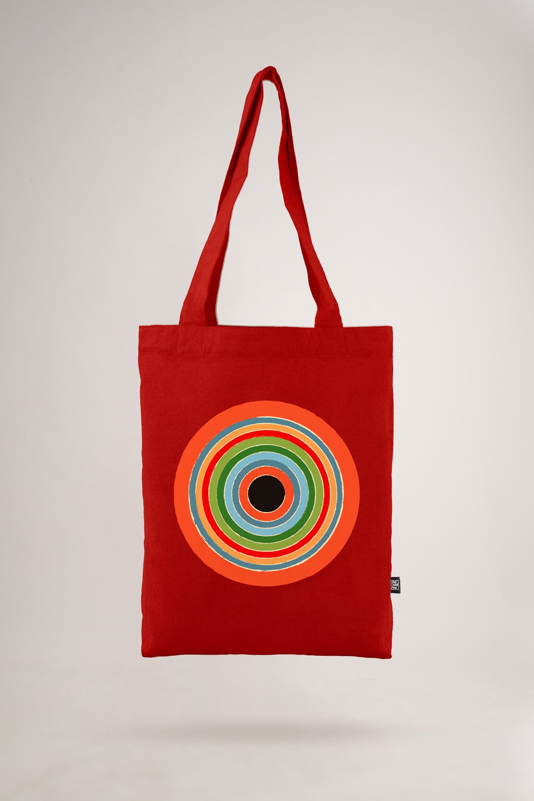 Red Horizon Within Printed Small Tote Bag
